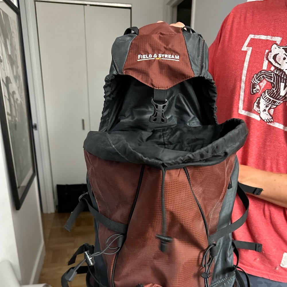 Field and stream camping backpack